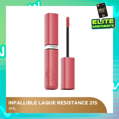 L'OREAL PARIS MAKEUP Infallible Lacque Resistance 215 Drunk In Rose 36.4g