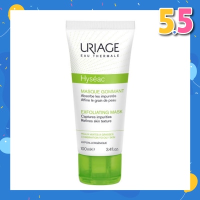 URIAGE Hypoallergenic Exfoliating Mask (Captures Impurities Refines Skin Texture) 100ml