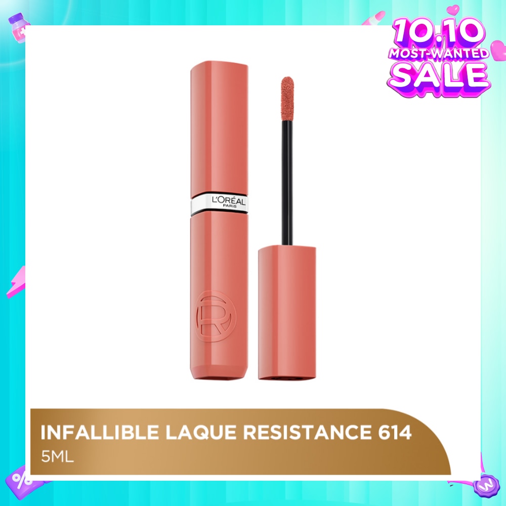 L'OREAL PARIS MAKEUP Infallible Lacque Resistance 614 Coral Armour 36.4g