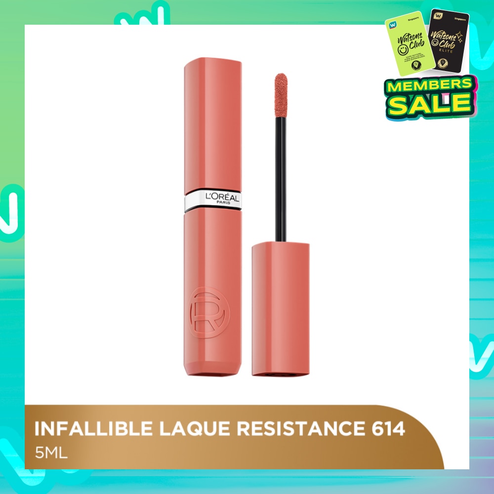 L'OREAL PARIS MAKEUP Infallible Lacque Resistance 614 Coral Armour 36.4g