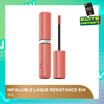 L'OREAL PARIS MAKEUP Infallible Lacque Resistance 614 Coral Armour 36.4g