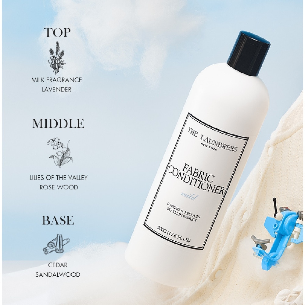 Fabric Conditioner Mild (Softens & Reduces Static In Fabric) 500g