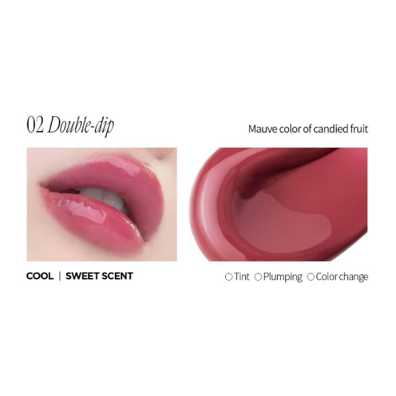 Glass-Like Lip Jelly 02 Double-Dip 2g
