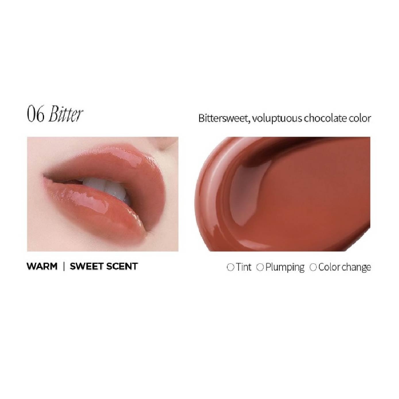 Glass-Like Lip Jelly 06 Bitter 2g