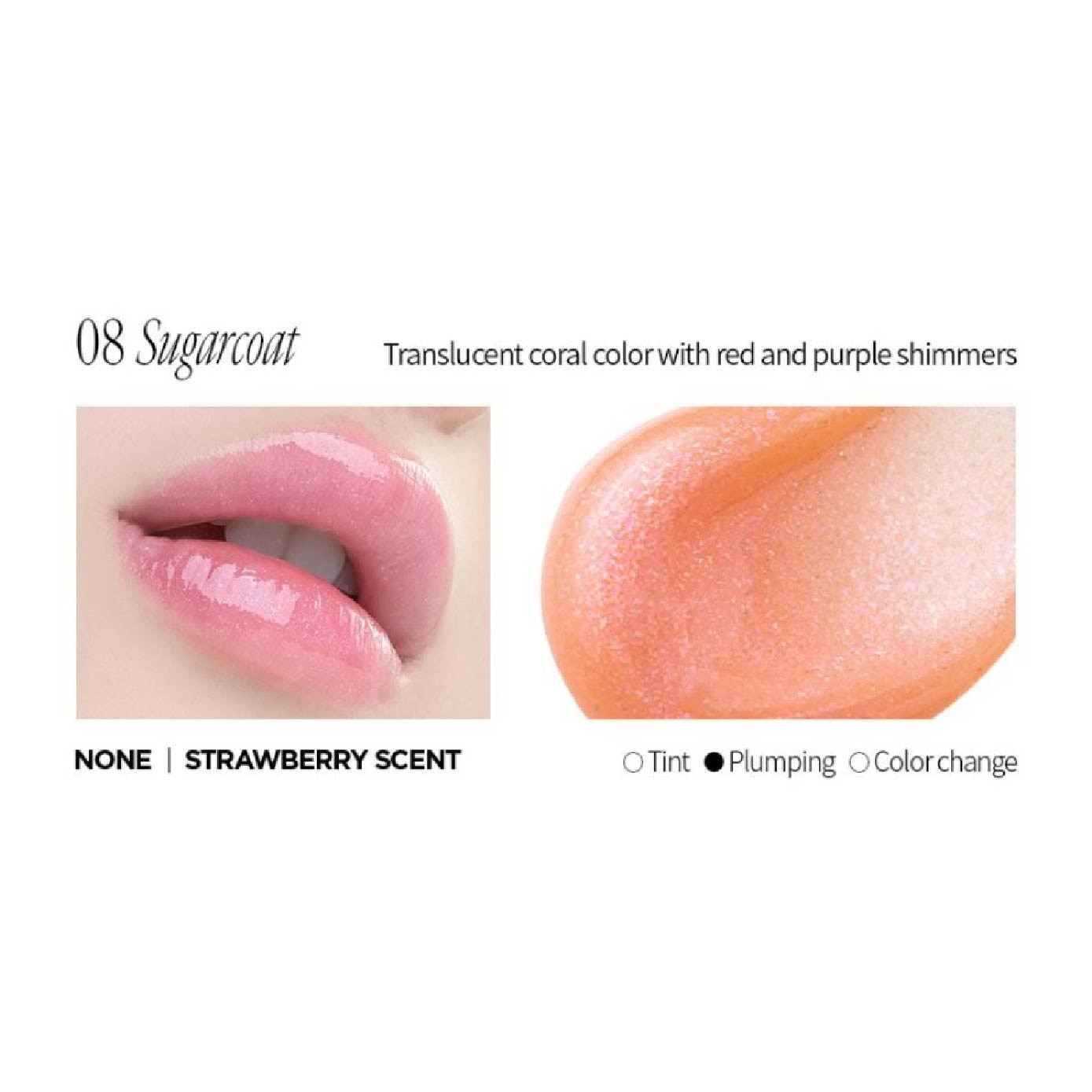 Glass-Like Lip Jelly 08 Sugarcoat 2g