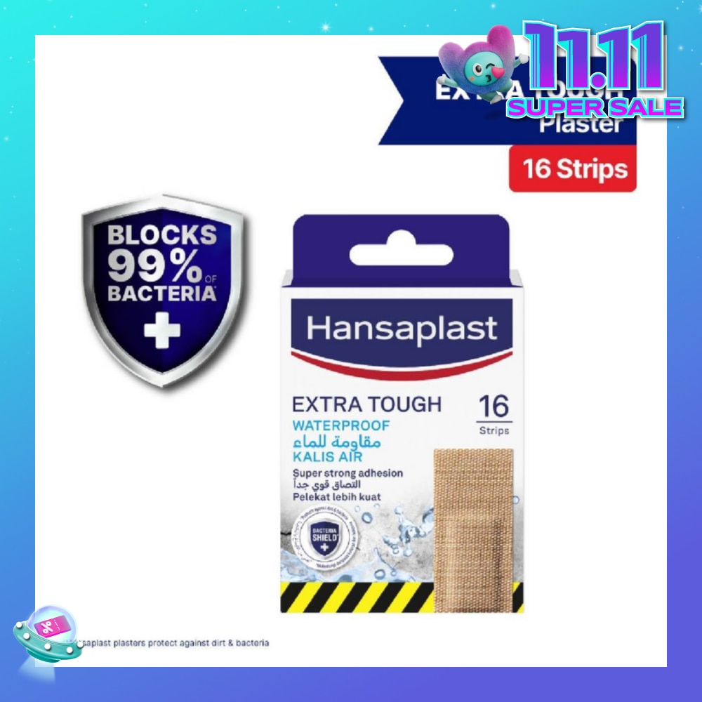 Extra Tough Plaster Strip Waterproof 16s