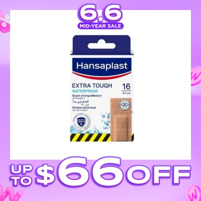 HANSAPLAST - Extra Tough Plaster Strip Waterproof 16s