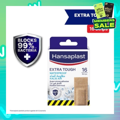 HANSAPLAST Extra Tough Plaster Strip Waterproof 16s