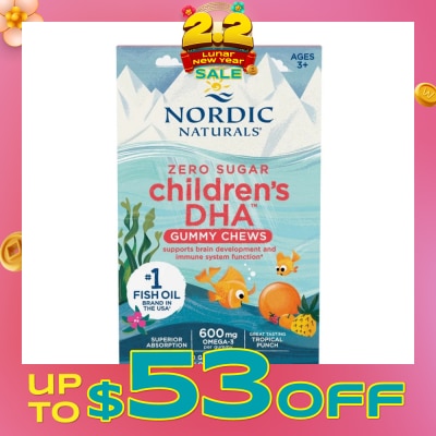 NORDIC NATURALS Children's DHA Gummies 30s&nbsp;(Expiry: Sep`2026)