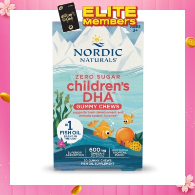NORDIC NATURALS Children's DHA Gummies 30s&nbsp;(Expiry: Sep`2026)