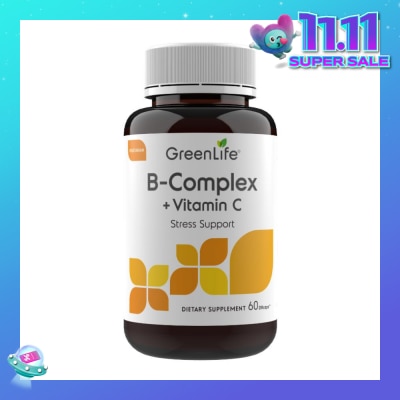 GREENLIFE GreenLife B-Complex + Vitamin C 60 Capsules