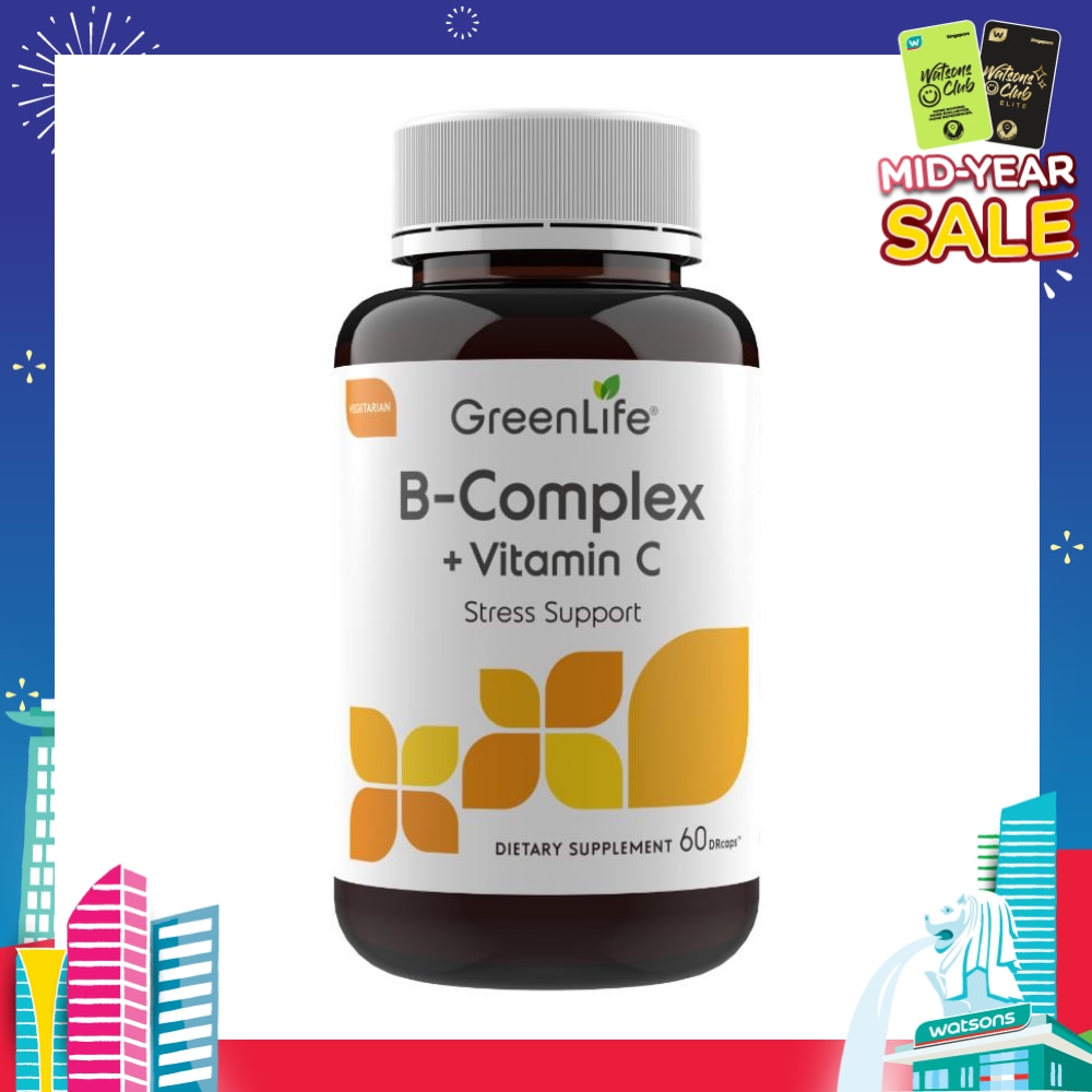 GreenLife B-Complex + Vitamin C 60 Capsules