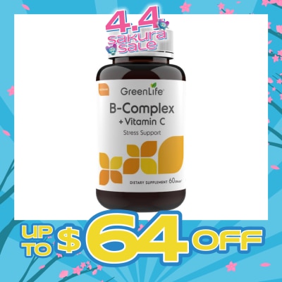 GREENLIFE - GreenLife B-Complex + Vitamin C 60 Capsules