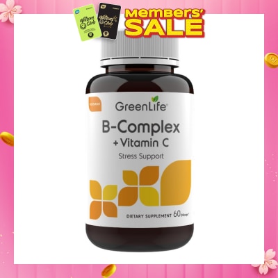 GREENLIFE GreenLife B-Complex + Vitamin C 60 Capsules