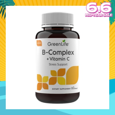 GREENLIFE GreenLife B-Complex + Vitamin C 60 Capsules