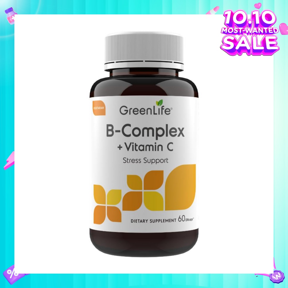 GreenLife B-Complex + Vitamin C 60 Capsules