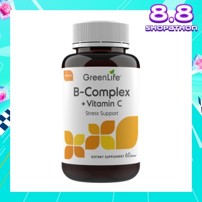 GREENLIFE GreenLife B-Complex + Vitamin C 60 Capsules