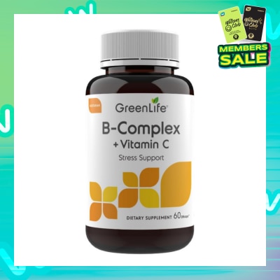 GREENLIFE GreenLife B-Complex + Vitamin C 60 Capsules