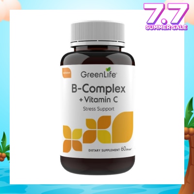 GREENLIFE GreenLife B-Complex + Vitamin C 60 Capsules