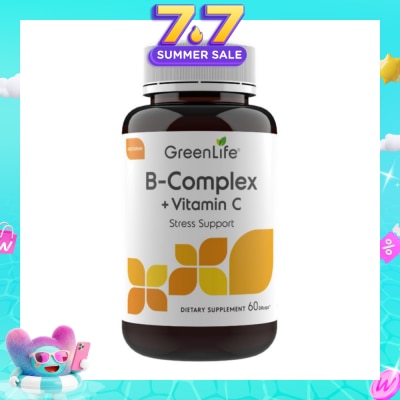 GREENLIFE - GreenLife B-Complex + Vitamin C 60 Capsules