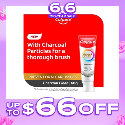COLGATE - Total Active Prevention Toothpaste Charcoal Clean 60g