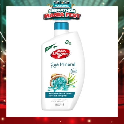 LIFEBUOY - Lifebuoy Antibacterial Sea Mineral & Salt Body Wash 900ml