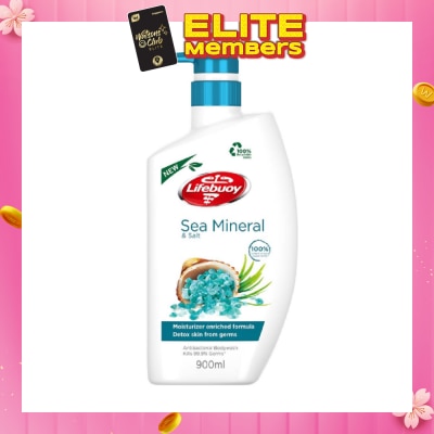 LIFEBUOY Lifebuoy Antibacterial Sea Mineral & Salt Body Wash 900ml
