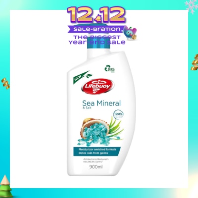 LIFEBUOY Lifebuoy Antibacterial Sea Mineral & Salt Body Wash 900ml