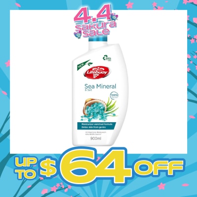 LIFEBUOY - Lifebuoy Antibacterial Sea Mineral & Salt Body Wash 900ml