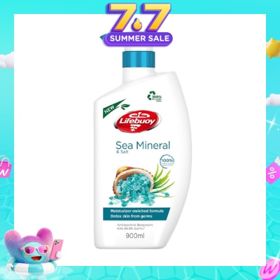 LIFEBUOY - Lifebuoy Antibacterial Sea Mineral & Salt Body Wash 900ml