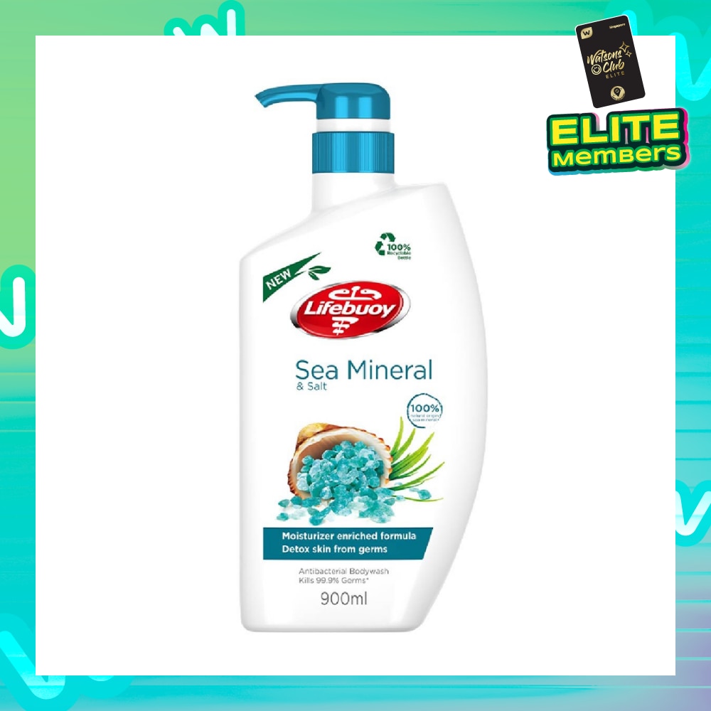 Lifebuoy Antibacterial Sea Mineral & Salt Body Wash 900ml