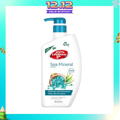 LIFEBUOY Lifebuoy Antibacterial Sea Mineral & Salt Body Wash 900ml