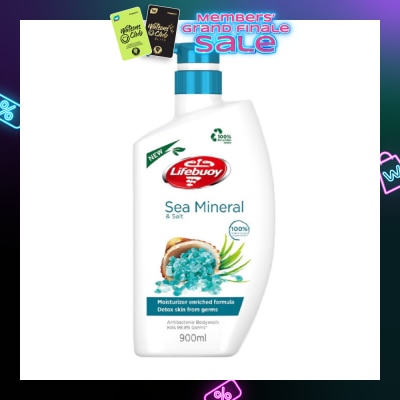 LIFEBUOY Lifebuoy Antibacterial Sea Mineral & Salt Body Wash 900ml
