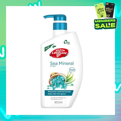 LIFEBUOY Lifebuoy Antibacterial Sea Mineral & Salt Body Wash 900ml