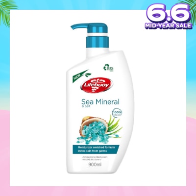 LIFEBUOY Lifebuoy Antibacterial Sea Mineral & Salt Body Wash 900ml