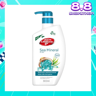 LIFEBUOY Lifebuoy Antibacterial Sea Mineral & Salt Body Wash 900ml