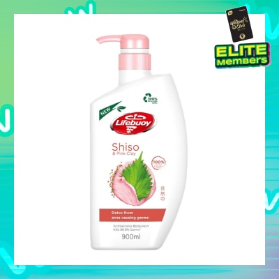 LIFEBUOY Lifebuoy Pink Clay & Shiso Anti-bacterial Body Wash 900ml