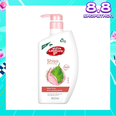 LIFEBUOY Lifebuoy Pink Clay & Shiso Anti-bacterial Body Wash 900ml