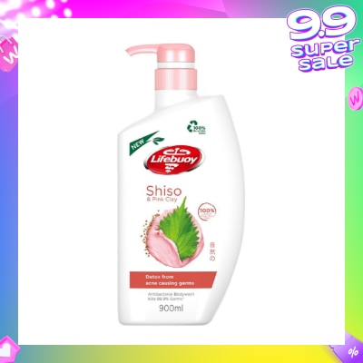 LIFEBUOY Lifebuoy Pink Clay & Shiso Anti-bacterial Body Wash 900ml