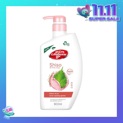 LIFEBUOY Lifebuoy Pink Clay & Shiso Anti-bacterial Body Wash 900ml
