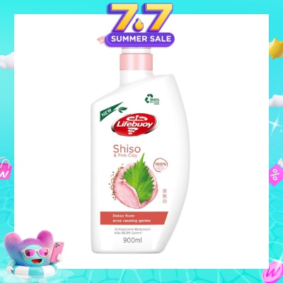 LIFEBUOY - Lifebuoy Pink Clay & Shiso Anti-bacterial Body Wash 900ml