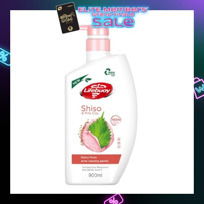 LIFEBUOY Lifebuoy Pink Clay & Shiso Anti-bacterial Body Wash 900ml