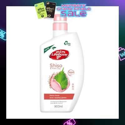 LIFEBUOY Lifebuoy Pink Clay & Shiso Anti-bacterial Body Wash 900ml
