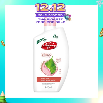 LIFEBUOY Lifebuoy Pink Clay & Shiso Anti-bacterial Body Wash 900ml