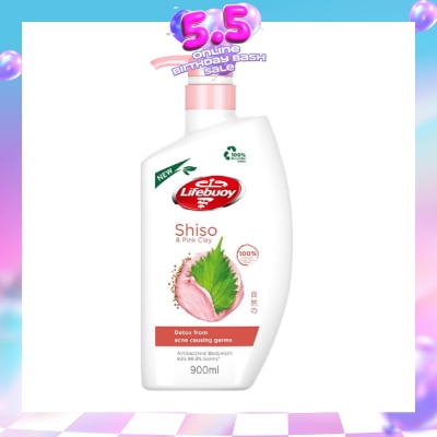 LIFEBUOY - Lifebuoy Pink Clay & Shiso Anti-bacterial Body Wash 900ml