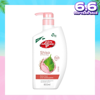 LIFEBUOY Lifebuoy Pink Clay & Shiso Anti-bacterial Body Wash 900ml