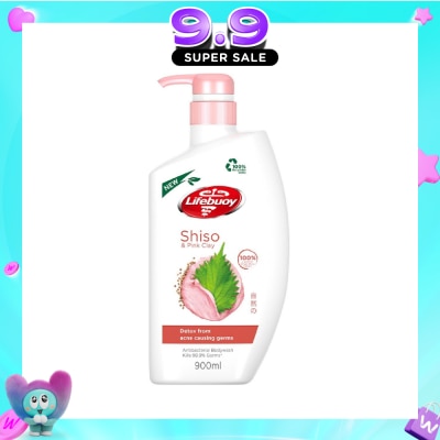 LIFEBUOY - Lifebuoy Pink Clay & Shiso Anti-bacterial Body Wash 900ml image