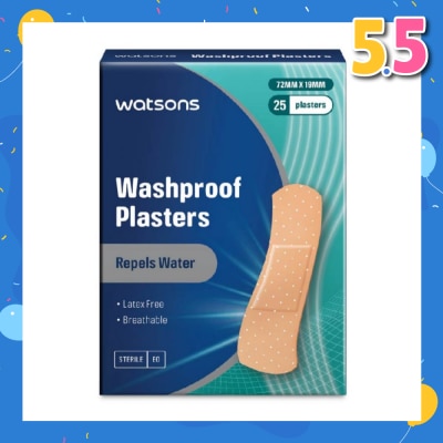 WATSONS Watsons Washproof Plasters 25s