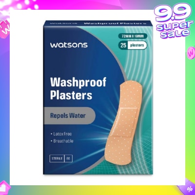 WATSONS Watsons Washproof Plasters 25s