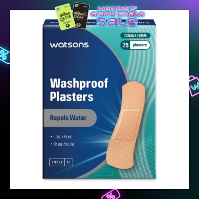 WATSONS Watsons Washproof Plasters 25s